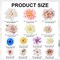 23pcs Flower Hair Clips Hair Barrettes for Women Flower Hair Accessories(pink,yellow)